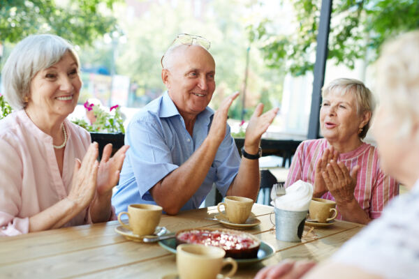 long awaited gathering elderly people - Booking-Senior.com