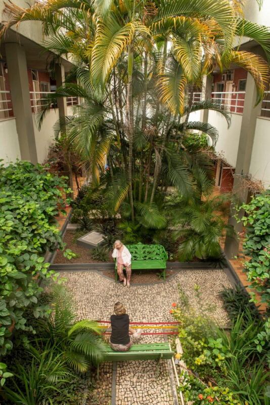 Bem Estar – Lar Israelita de Cuidado ao Idoso Jardim Interior - Booking-Senior.com